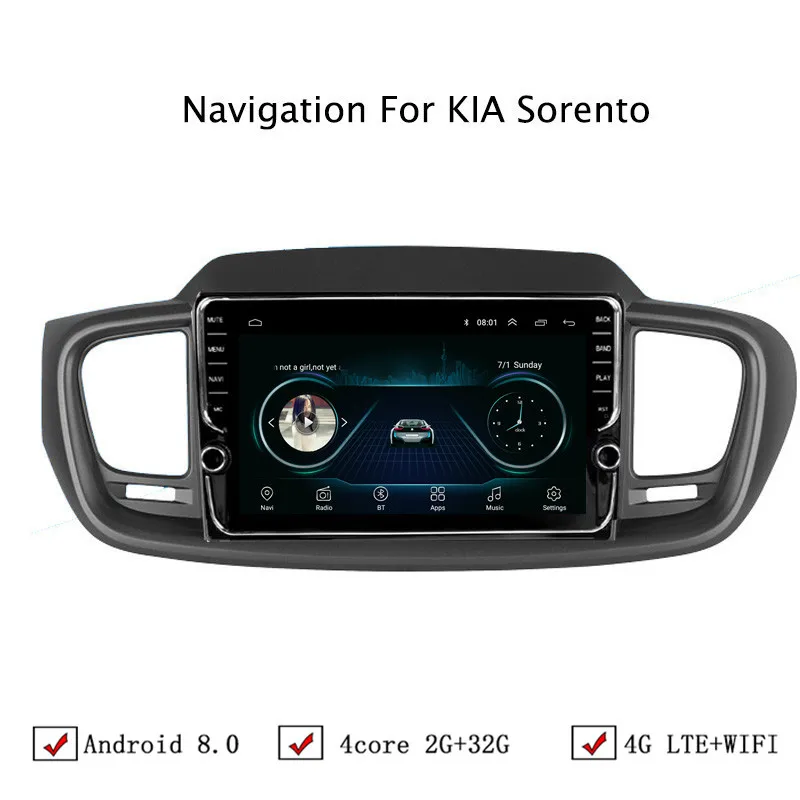 10 1 &quotAndroid 6 0/8 Автомобильная dvd-навигационная система для Kia Sorento 2015 2016 Автомобиль