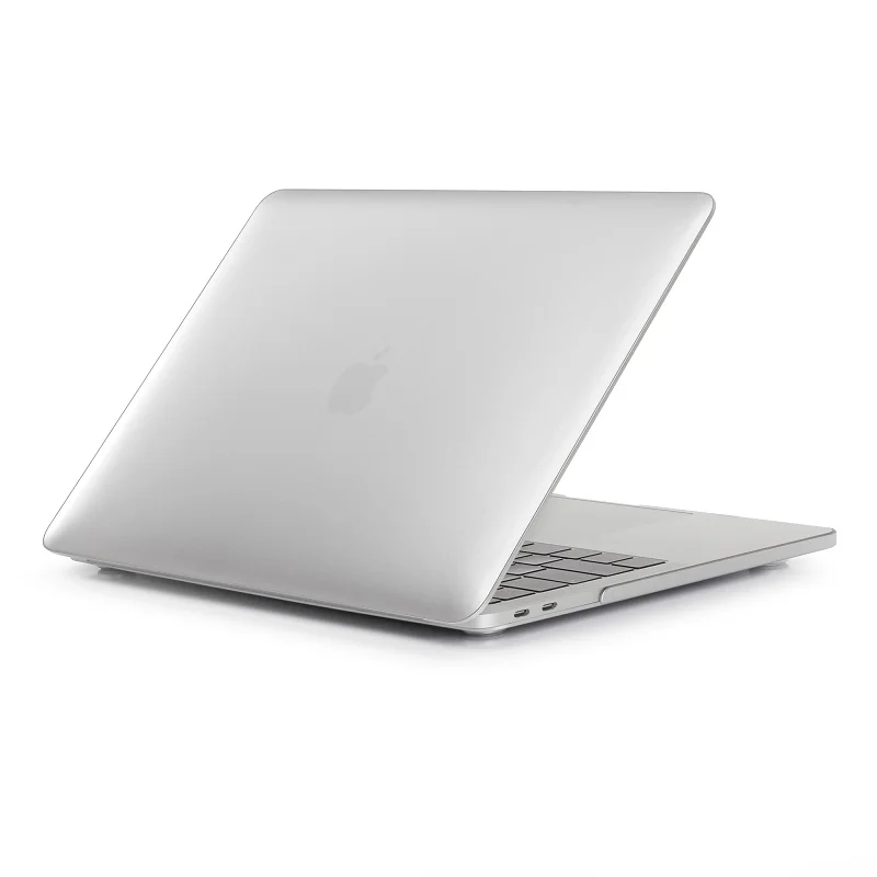 Матовая поверхность, Матовый Жесткий чехол-клавиатура для Apple Macbook Pro 13 дюймов с сенсорной панелью, Модель: A1706 A1989 - Цвет: silver
