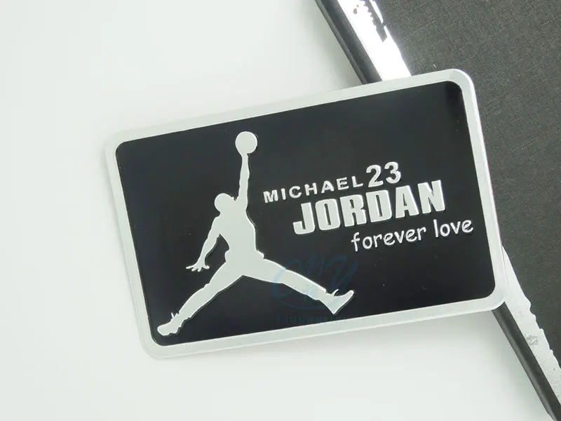 3D металла НБА Майкл 23 Jordan Forever love Jumpman эмблема Стикеры на декор автомобилей