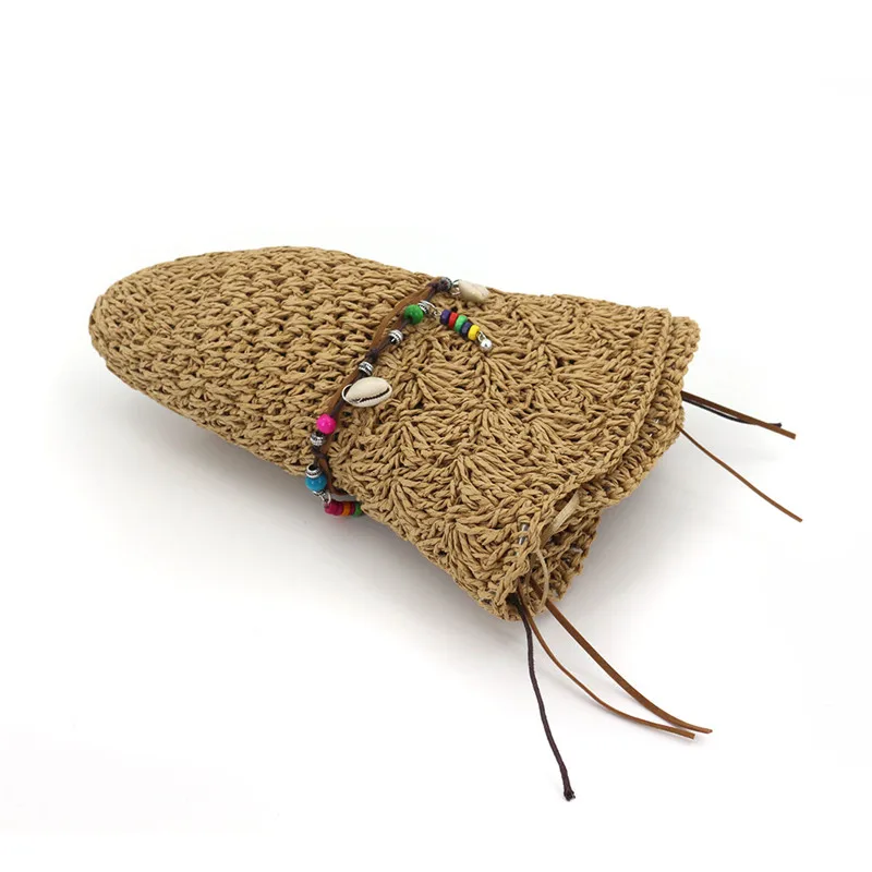 Новая летняя женская шляпа от солнца Женская Складная соломенная с широкими