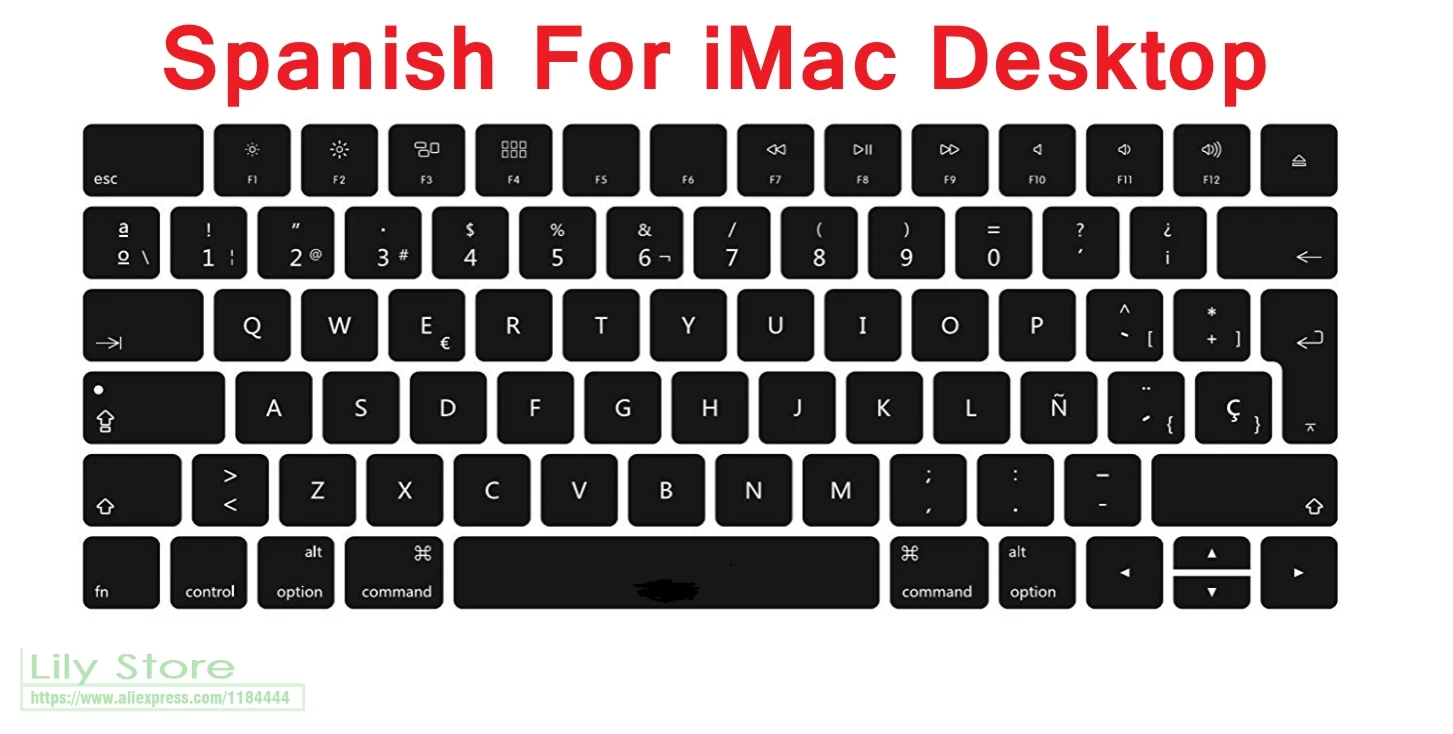 Для iMac Magic Bluetooth клавиатура PC Компьютерная Защита кожи испанская Волшебная Клавиатура силиконовый чехол ЕС ЕВРО ESP