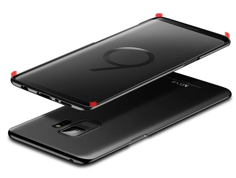 MSVII чехол для телефона s для samsung S9 чехол для Galaxy S9 Plus чехол Роскошный чехол матовый ультра тонкий 360 полная Защита задняя крышка