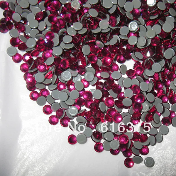 Ss10 высокое качество стразы горячей фиксации цвета фуксии с 1440 шт. в каждой партии