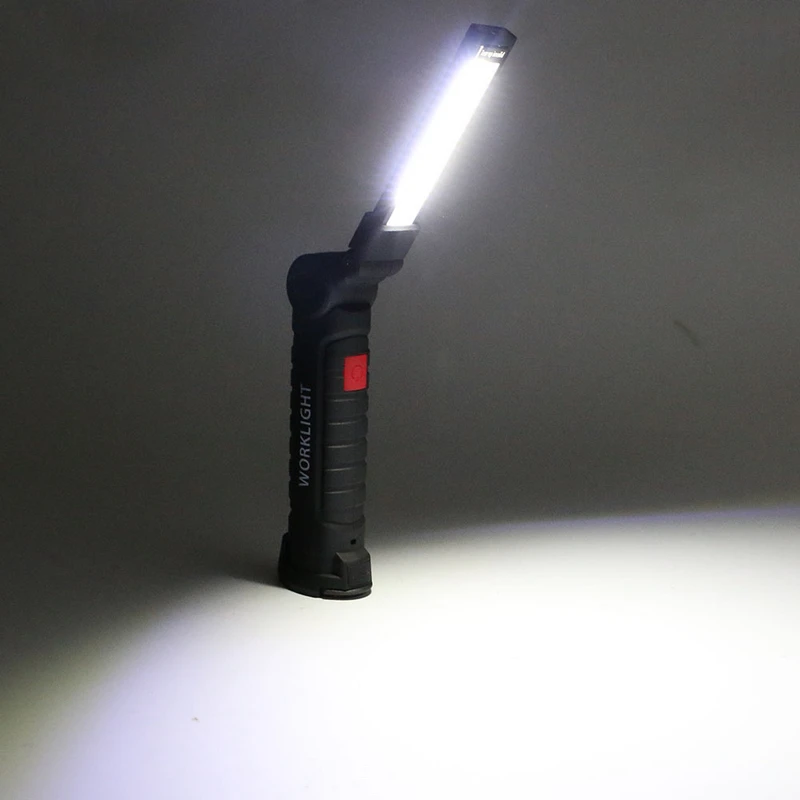 Портативный Рабочий USB Фонарик складной зарядка аварийный светодиодный фонарик