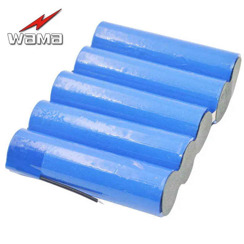 1x Wama 6000 мА/ч 3 7 V 18650 5-Series 5S литий-ионный батареи Внешняя батарея Перезаряжаемые