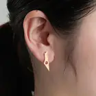 Женские серьги Chandler из нержавеющей стали с изображением карты Израиля, Звезда Давида