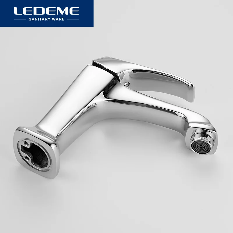 LEDEME Смеситель для умывальника латунь Цвет: хром L1042| |
