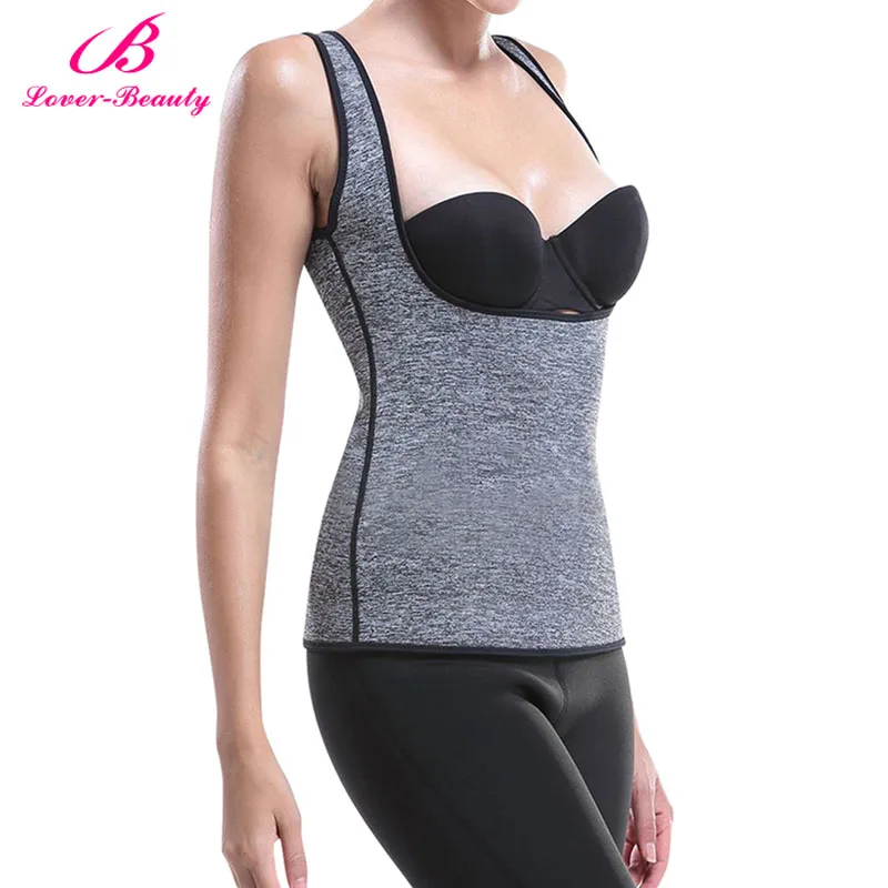 Lover Beauty Neoprene Shapers Sauna Sweat Body Shaper Women Slimming Thermo Push Up Vest Waist Trainer Corset-C | Женская одежда