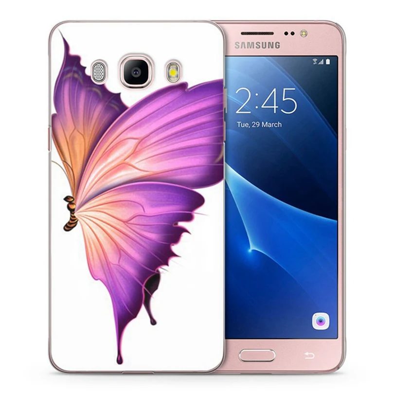 Case For Samsung Galaxy A3 A5 2016 2015 2017 prime J1 J2 J3 J5 TPU Soft Butterfly Skull Painted C030 |