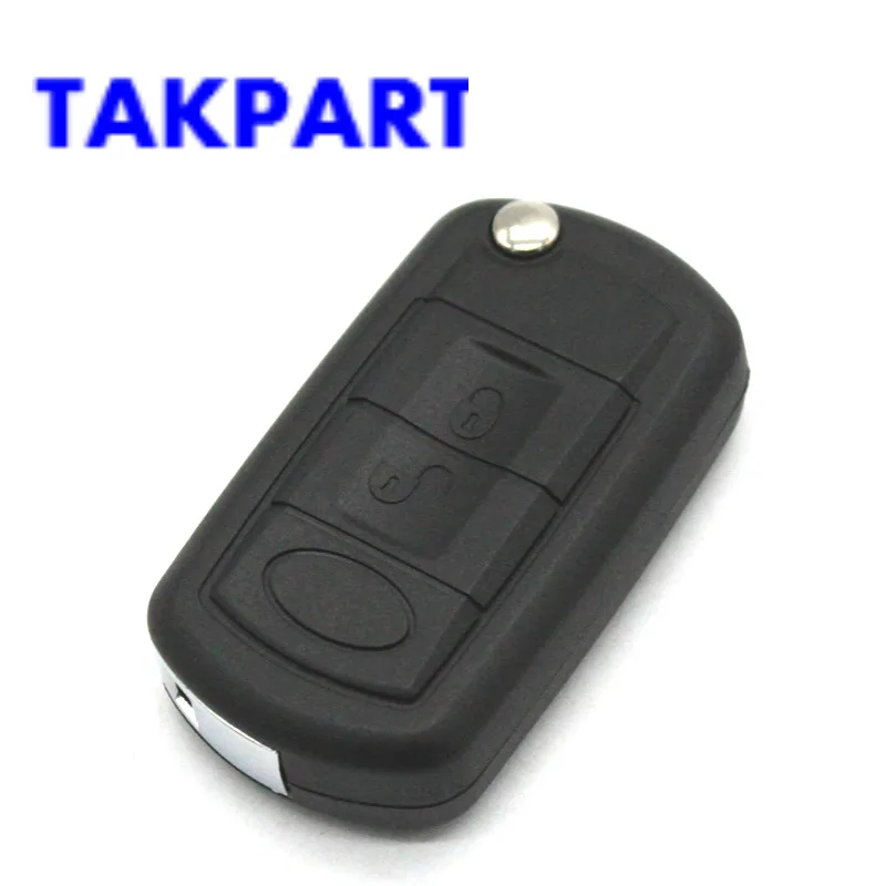 

TAKPART 3 Buttons BTN Remote Key Fob Case FITS Range Rover LR3 2005 2006 2007 2008 2009