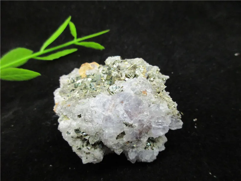Natural Rare Rock Chalcopyrite White Quartz Crystals Intergrowth And Minerals Healing Crystal Chakra Reiki For Collection | Дом и сад