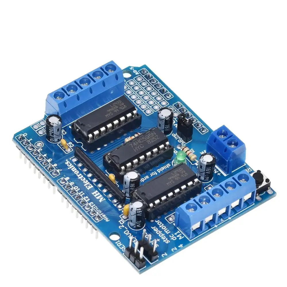 ShengYang 1 шт. L293D двойной щит привода двигателя для arduino Duemilanove плата расширения