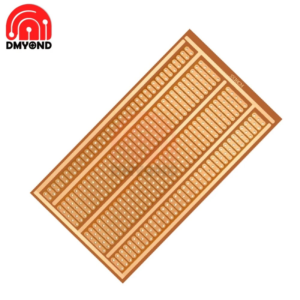 

5PCS 5*10 5x10 5x10cm Single Side Wholesale Universal Solderless PCB Test Copper Prototype Paper Tinned Plate Joint holes