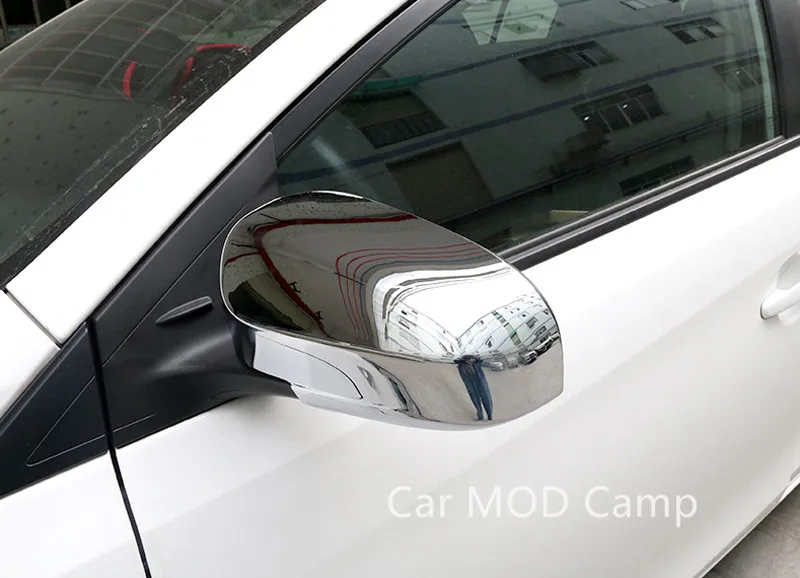 Для Toyota Vios Yaris седан 2014 2017 ABS хромированная крышка зеркала заднего вида боковое