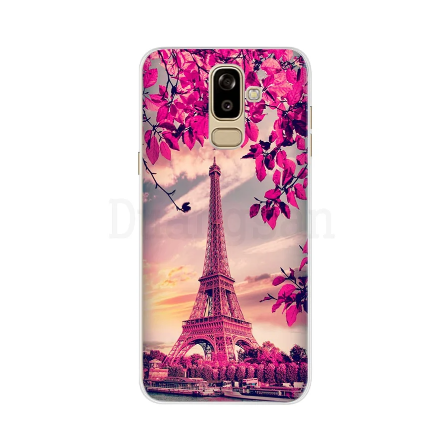 Phone Case For Samsung Galaxy J8 2018 Silicone Soft 3D Cartoon Cute Tpu Cover Cases Coupe J800 j810F |