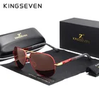Мужские солнцезащитные очки KINGSEVEN, черные солнцезащитные очки с поляризацией, из алюминиево-магниевого сплава, степень защиты UV400, модель N725, 2019