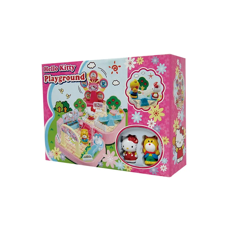 Игрушки для девочек HELLO KITTY уличная игровая площадка домик подарок на день