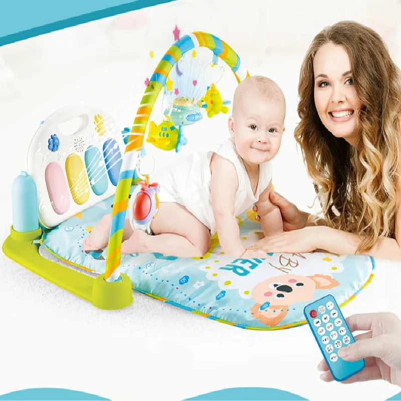 Детская подставка для фитнеса детские игрушки пианино музыкальное одеяло