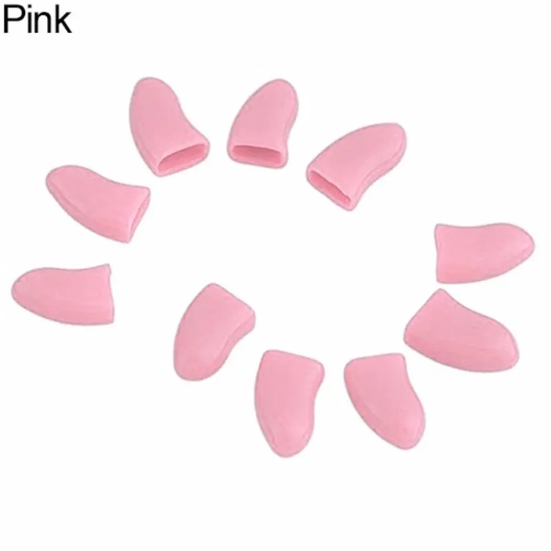 20 шт. мягкие колпачки для домашних собак и котов кошачьи лапы накладки ногтей