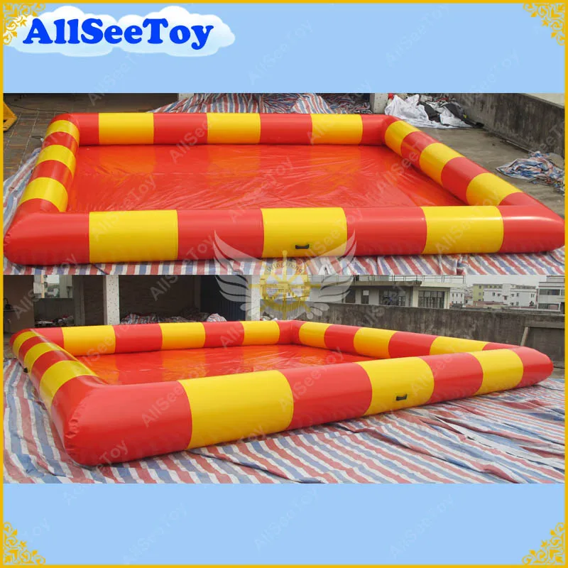 Nice Yellow and Red Inflatable Swimming Water Pool for Ball High Quality with Air Pump Fast Free Shipping | Игрушки и хобби