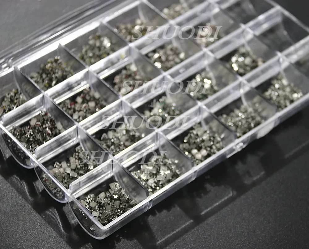 24 Slots Acrylic Container for Dental Orthodontic Brackets/Buccal tubes Materials Parts Case Box |