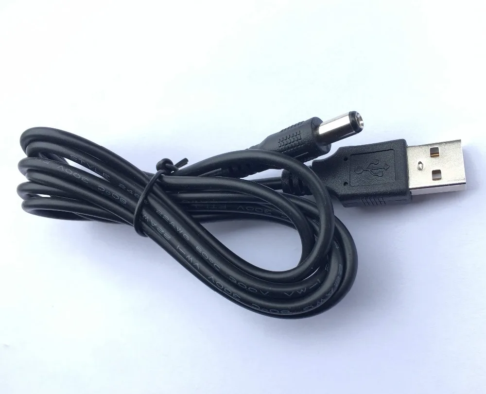 22 AWG USB 2 0 тип А штекер до 5 мм x питания постоянного тока разъем кабеля 6 футов м|male