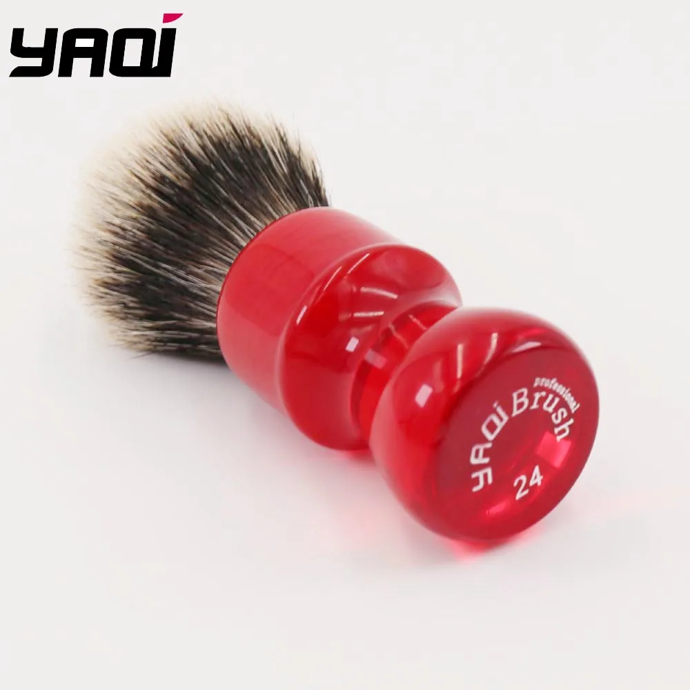 Yaqi Ruby двухполосная кисть для бритья из барсука мужчин|shaving brush|men shaving brushbadger hair |