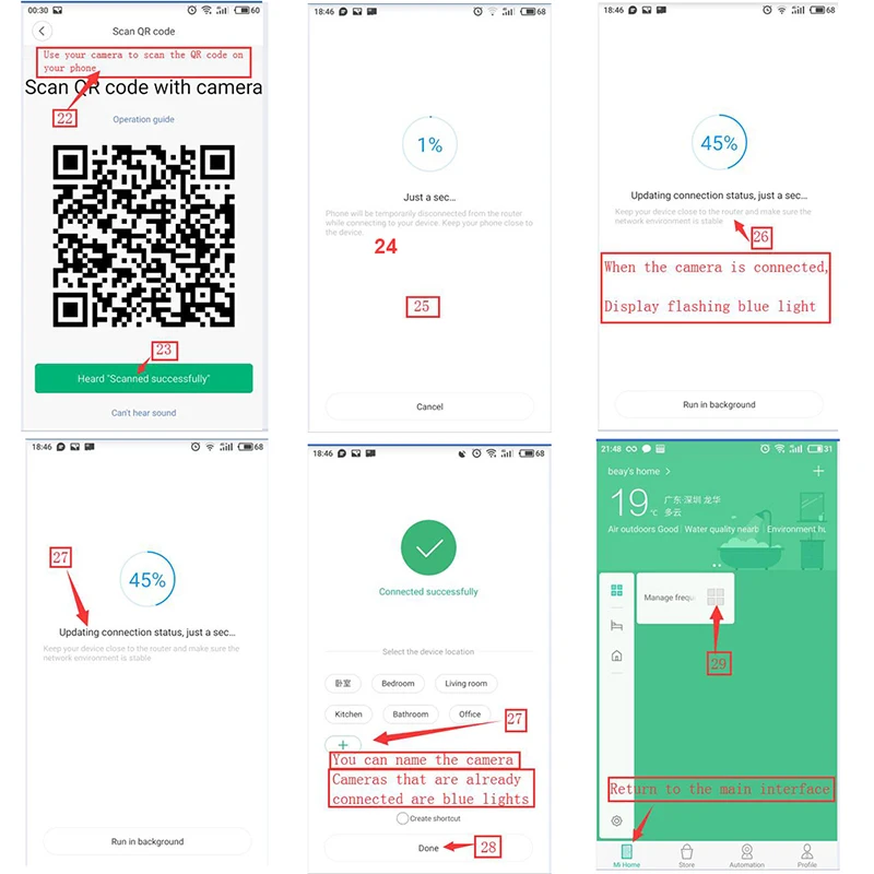 Оригинальная смарт-камера Xiao mi jia Dafang, 110 градусов, 1080 p, FHD, интеллектуальная wifi IP камера, ночное видение для mi Home App