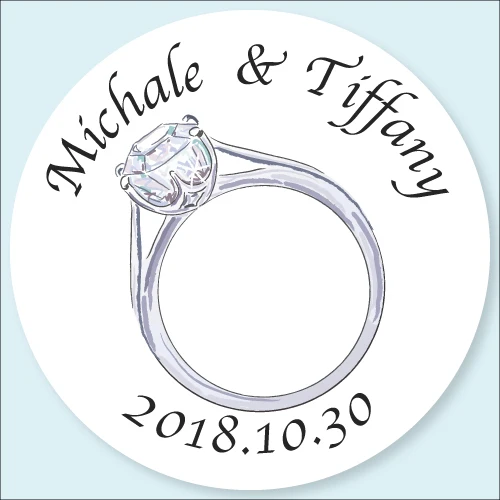 108 шт. 2 см Индивидуальные Свадебные Конфеты сувениры наклейки для Hershey