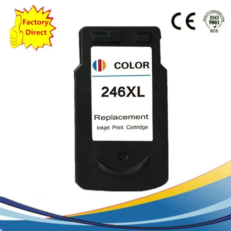 PG 245 XL PG245 PG-245 CL 246 CL246 CL-246 чернильный картридж для принтера Canon Pixma IP2820 MX492 MG2520 MG2924 MG2920 MG2922 - Цвет: 1C