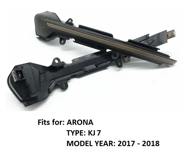 for ARONA KJ7 Динамический светодиодный мигалка Индикатор зеркало поворотник Сигнал повторитель подходит для Seat Leon SC MK3 5F Ibiza V KJ1 Arona KJ7 FR CUPRA - Цвет: for ARONA KJ7