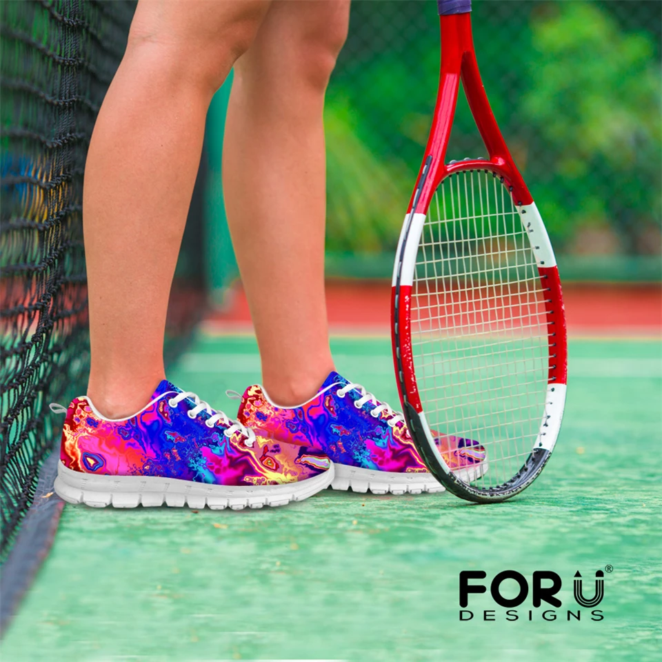 FORUDESIGNS/женская спортивная обувь для прогулок легкая городская бега Нескользящие