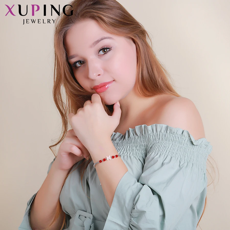 От бижутерии Xuping модные браслеты из кристаллов Романтический для девушек и