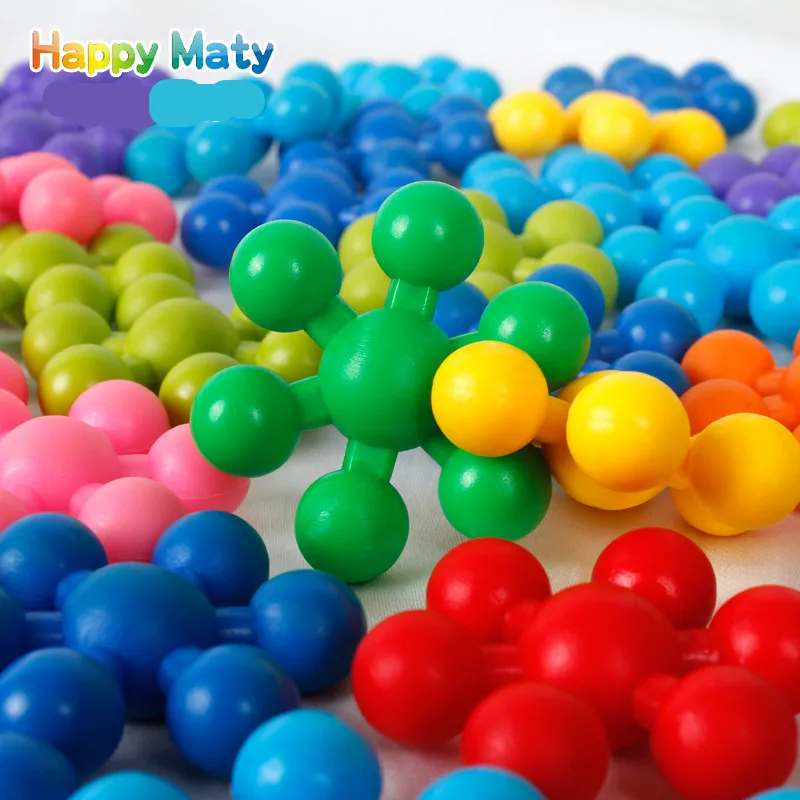 

120 Pcs New Plastic Plum Blossom Building Blocks Bricks Kids Baby Educational Toys for Children Boys and Girls Christmas Gift