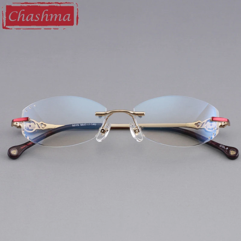 Бренд Chashma тонированные линзы очки для близорукости чтения модные с бриллиантами