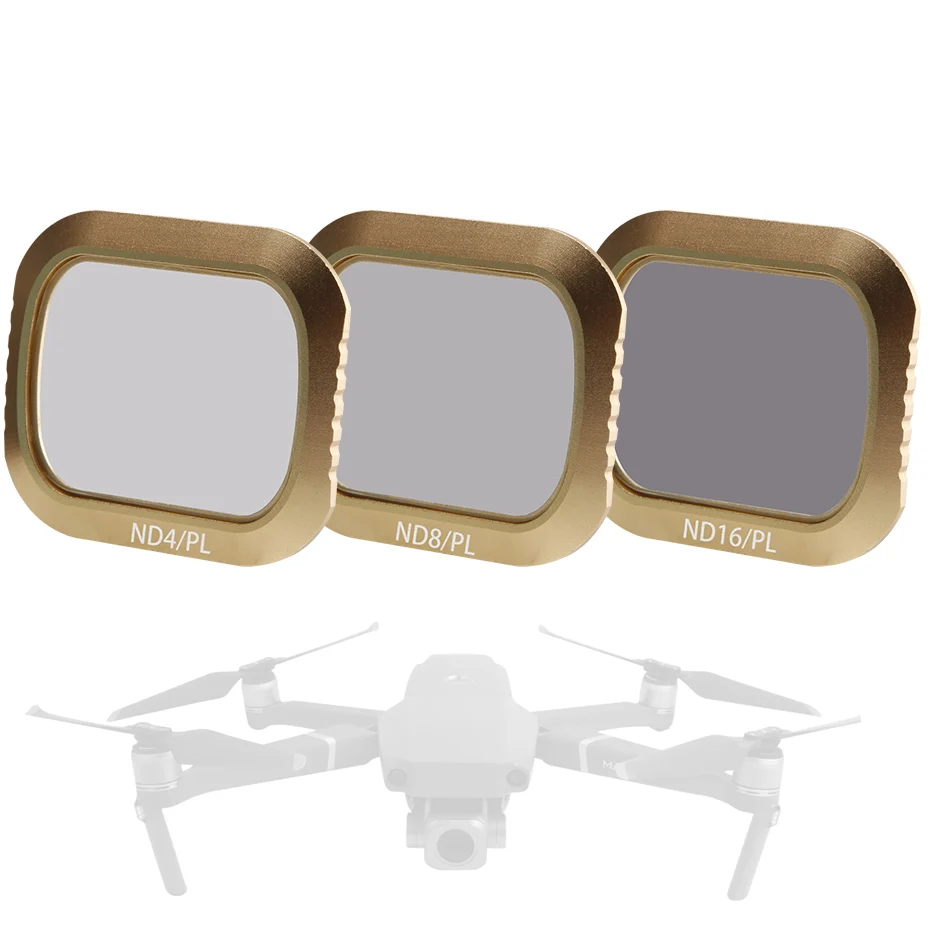 ND 4 8 16-PL FOTOFLY для Mavic 2 Pro фильтр для дрона ND 4 8 16 PL поляризационный УФ-фильтр для защиты объектива Набор для DJI Mavic 2 Pro Аксессуары для камеры - Цвет: ND 4 8 16-PL