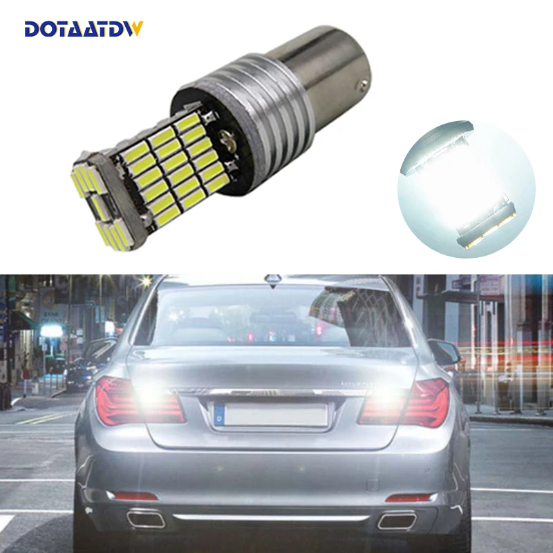 1x1156 BA15S P21W светодиодный лампы 4014 SMD автомобиля Резервное копирование Фары заднего