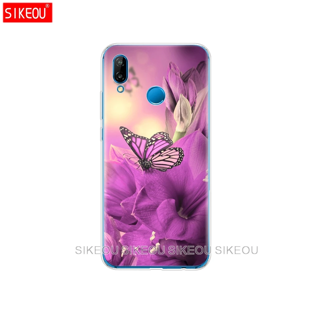 silicone case for huawei Nova 3 soft tpu phone 3i back cover 360 full protective printing clear coque |