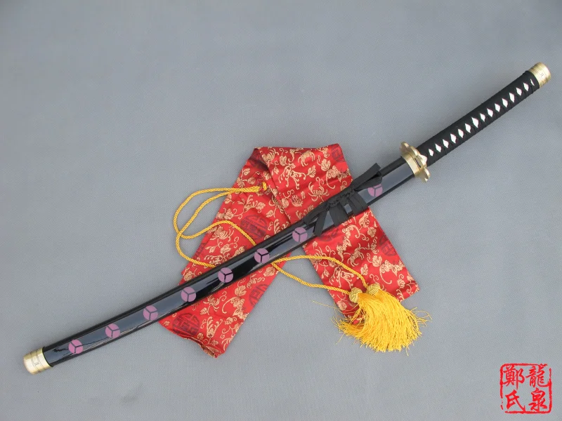 Настоящие мечи анимэ катаны цельный косплей шрусизандай Зоро меч украшение