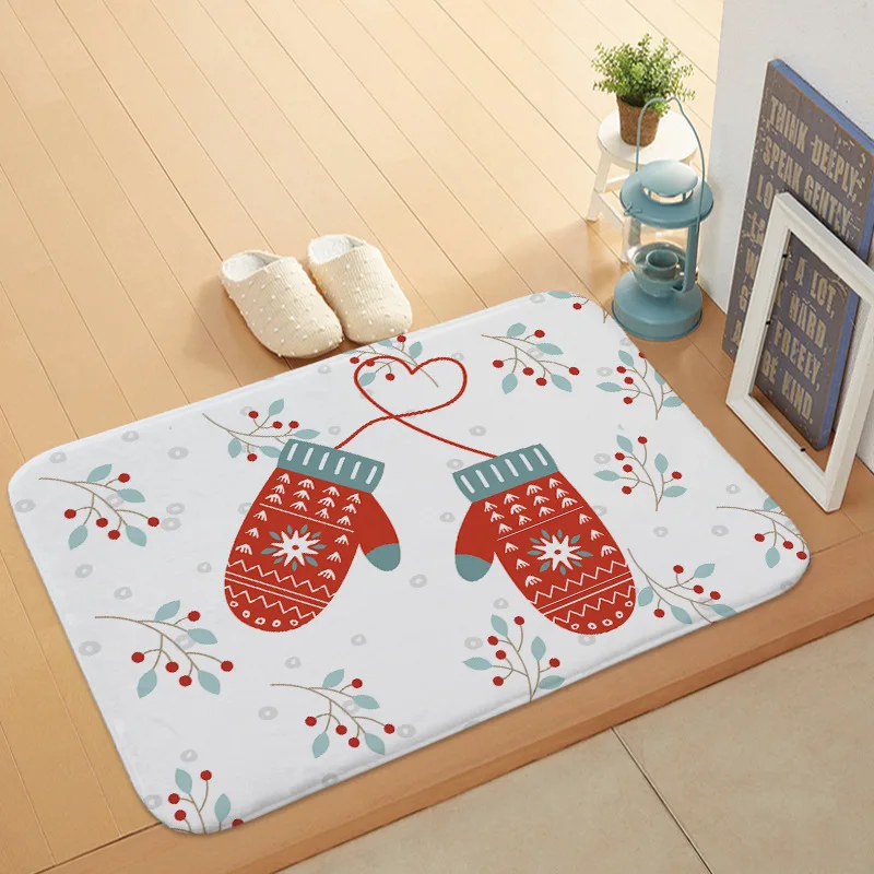 1 шт. коврик с рисунком снеговика Merry Christmas 60*40 см коврики для дверей кухни ванной