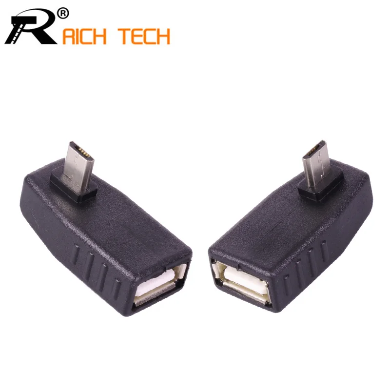 4 шт. качество usb разъем Micro USB мужчина к Женский jack 90 градусов локоть расширение