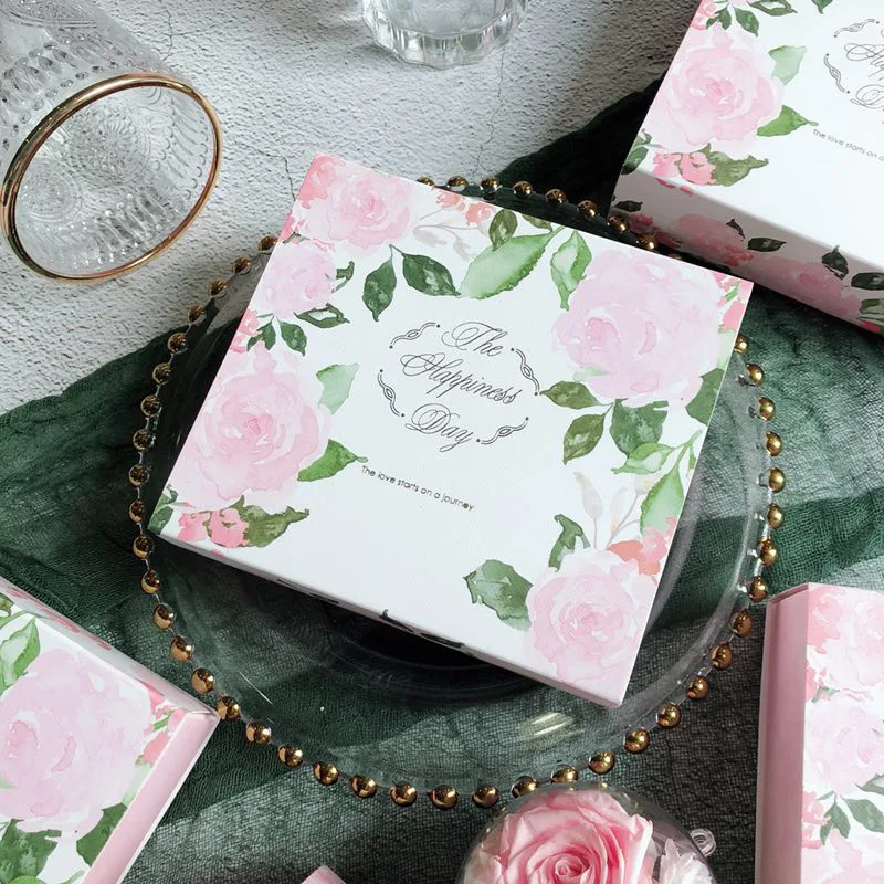 2019 мраморная коробка для конфет с постепенным изменением праздвечерние чные