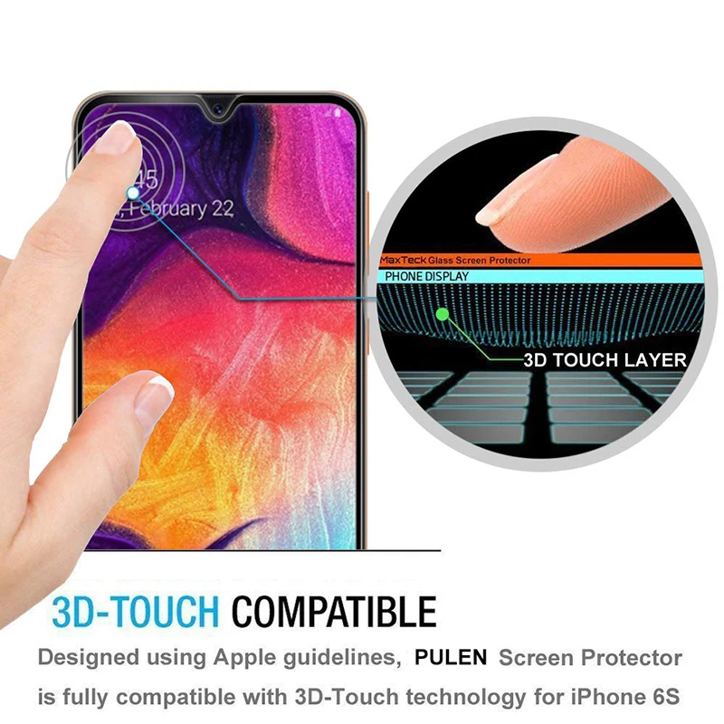 9 H закаленное стекло для samsung galaxy a50 полное 360 протектор экрана a20 a30 a40 a60 a70 a80 a90 a 50