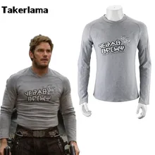 Guardians of the Galaxy 2 Starlord Uniform Shirt Peter Jason Quill Cosplay Costume for Halloween Party Suit