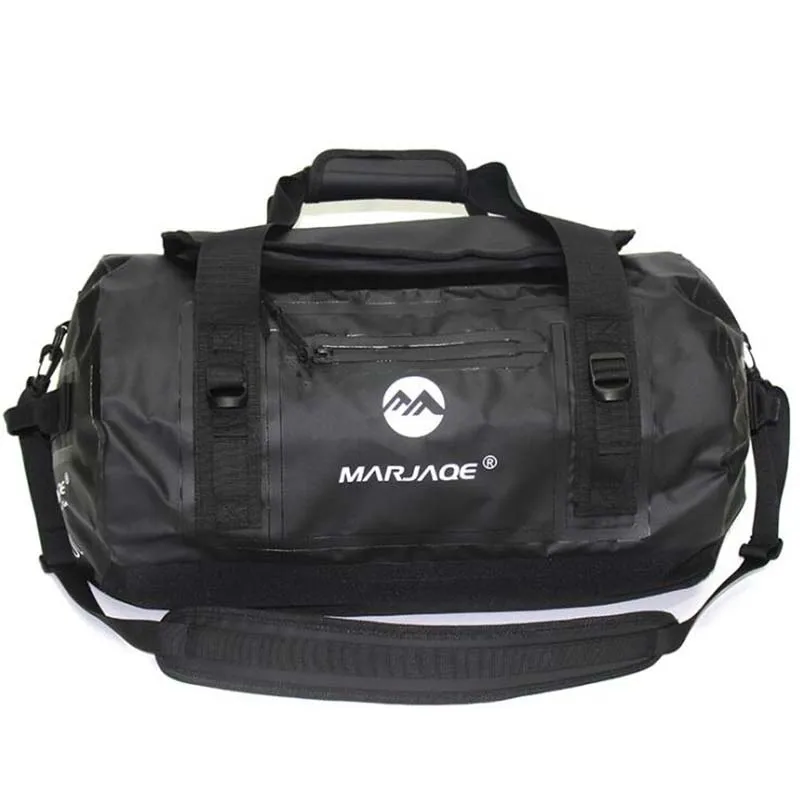 90L BLACK Высокая емкость ПВХ Водонепроницаемый сухой мешок 30л 60л 90Л Открытый Дайвинг складной пляж плавательный мешок рафтинг парусный спорт океан сумка - Цвет: 90L BLACK