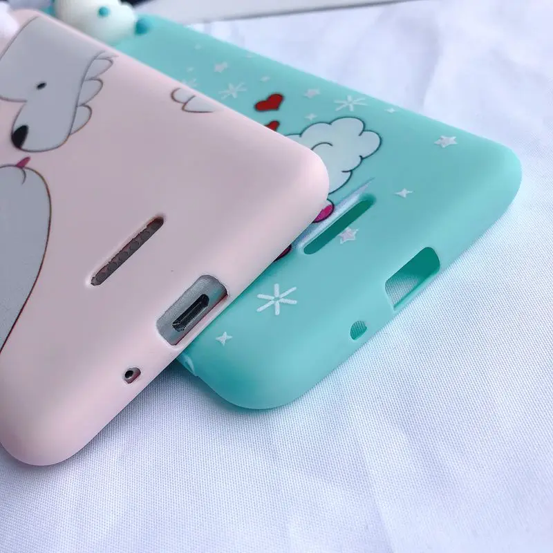 5A 6A 4X etui Xiaomi Redmi 6A 5A S2 4X чехол Kawaii 3D Медведь Единорог на для Xiaomi Redmi 5 Plus Note 4 4x 5a Prime чехол Capa