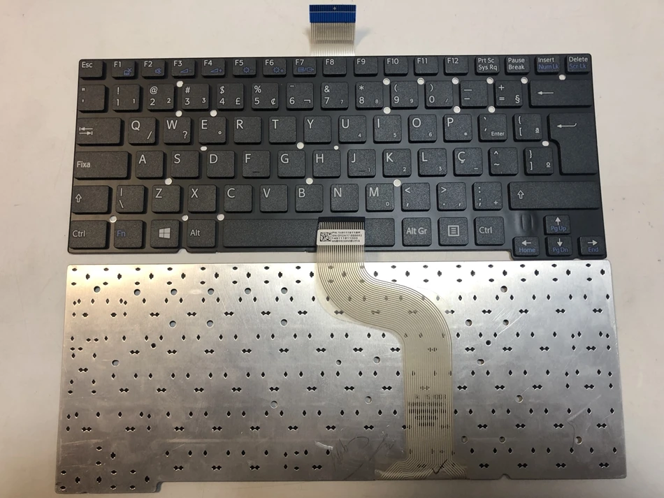 Бразильская Клавиатура для ноутбука sony vaio T13 SVT13 SVT 13 T14 SVT14 SVT 14 черный без рамки BR Макет