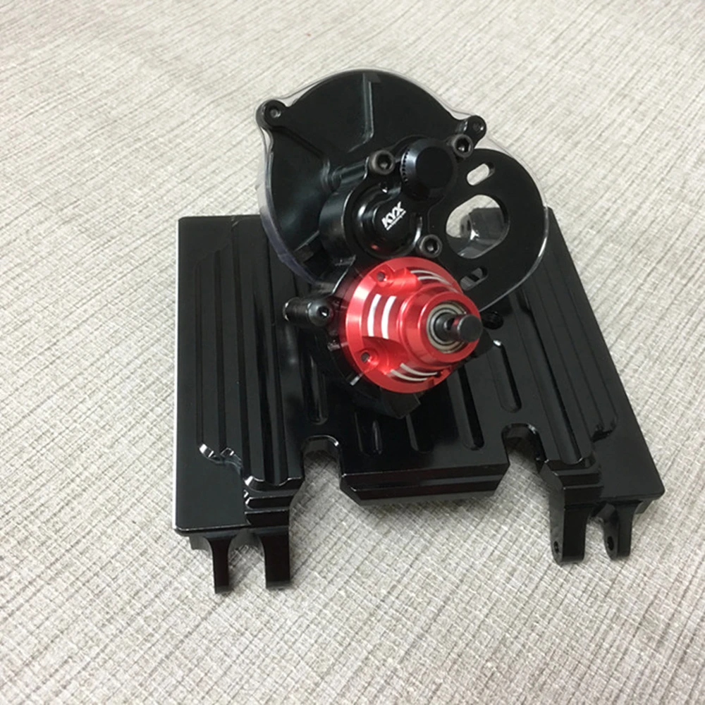 

High quality CNC process metal hydraulic transmission box w/ mounting plate assembly for 1:10 scale axial wraith rc toys car