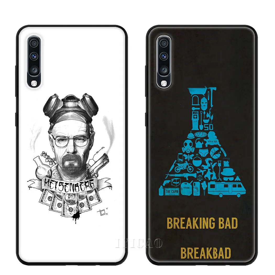 IYICAO breaking Bad Soft Silicone Case for Samsung Galaxy A70 A50 A40 A30 A10 M10 M20 M30 Note 8 9 Phone |