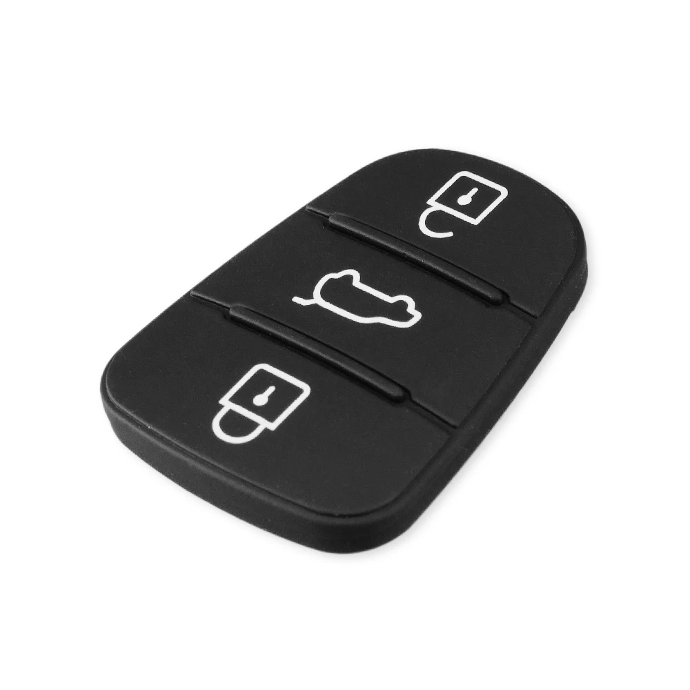 Новинка запасная резиновая прокладка KEYYOU 3 кнопки флип-чехол для Hyundai I30 IX35 Kia K2 K5